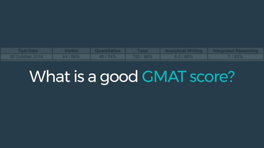 What is a Good GMAT score?